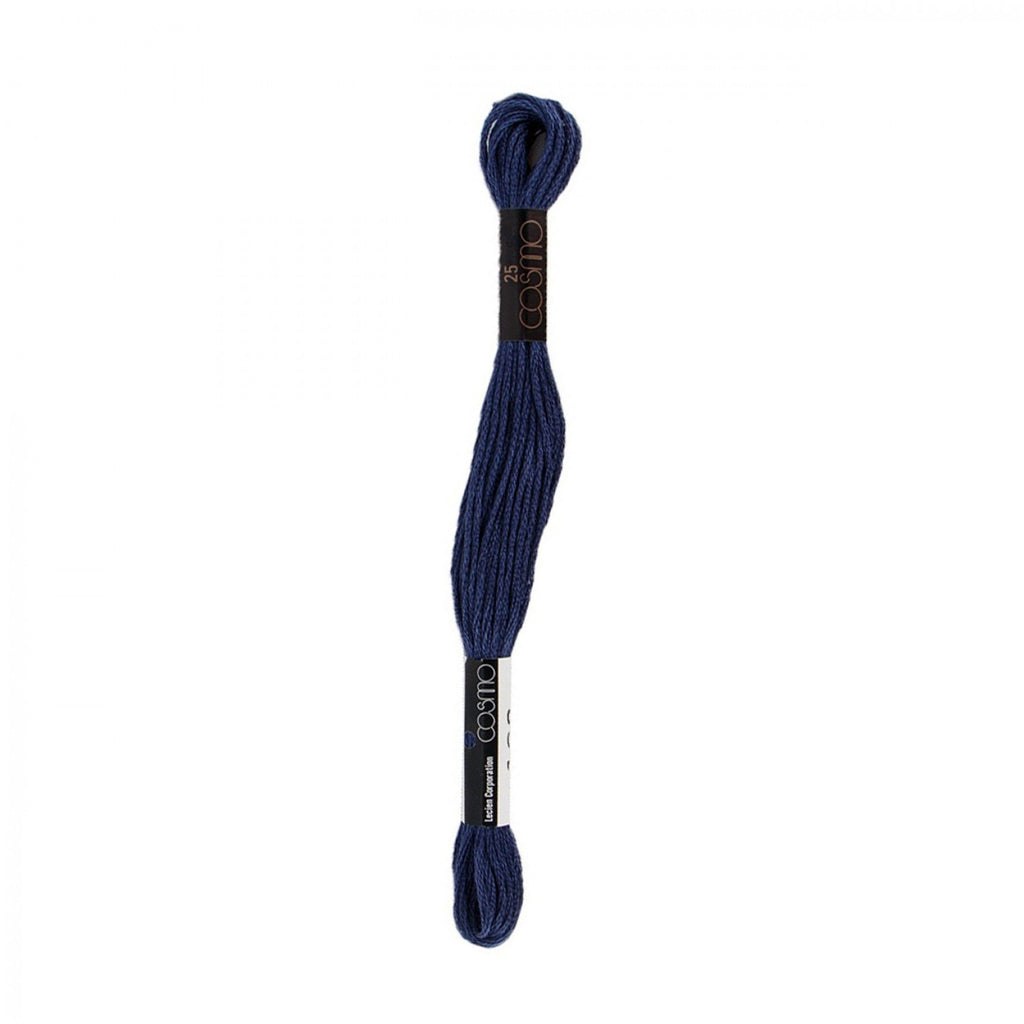 Cosmo Cotton Embroidery Floss - 168 Navy