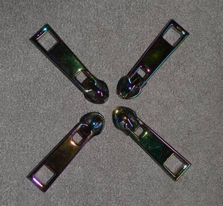 Rainbow Zipper Slides  PUL/MU