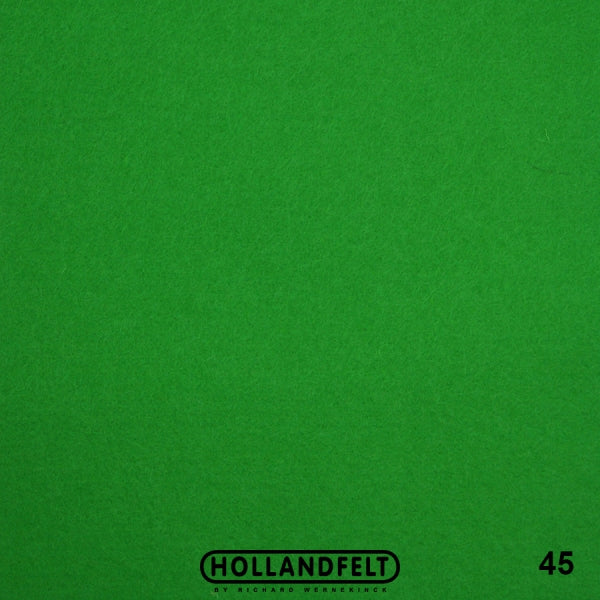 100% Wool Felt Colour 45 - Green