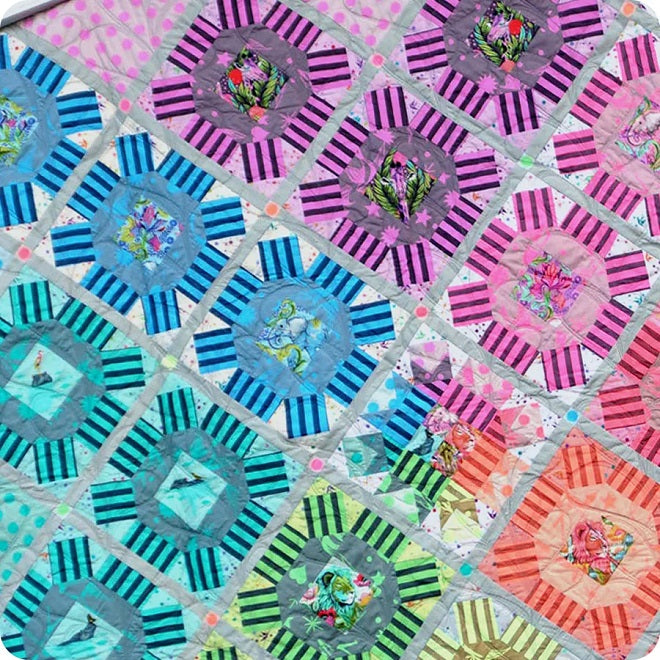 Star Cluster Quilt Kit by Freespirit Fabrics with Tula Pink