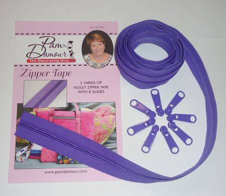 Violet Zipper Tape  ENR/VI