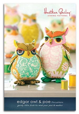 Edgar Owl & Poe Pincushions SP009-Owl