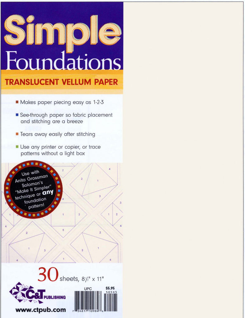 Simple Foundations - Translucent Vellum Paper