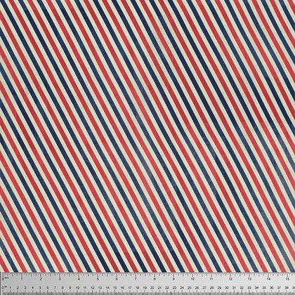 Eclectic Elements - Postal Stripes  PWTH049 - 8 Red