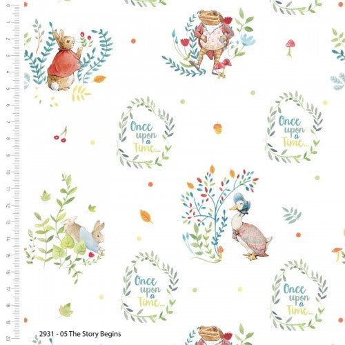 Peter Rabbit CC2931-05 The Story Begins White