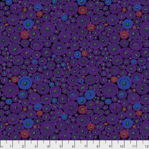 KF Collection -   Button Mosaic PWGP182 Purple