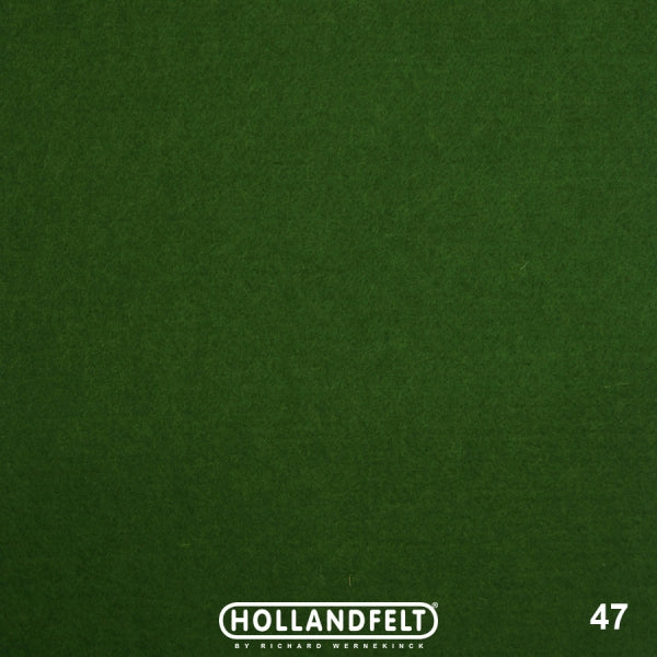 100% Wool Felt Colour 47 - Loden Green