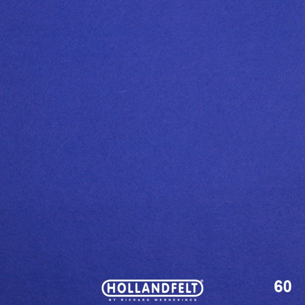 100% Wool Felt Colour 60 - Cobalt Blue