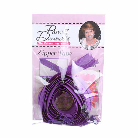Purple Zipper Tape  ENR/U